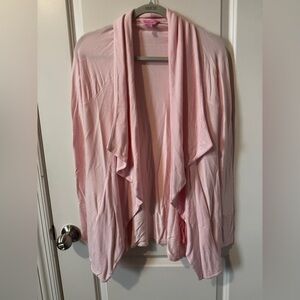 Lilly Pulitzer Size Small Elyssa Open Front Wrap In Light Pink